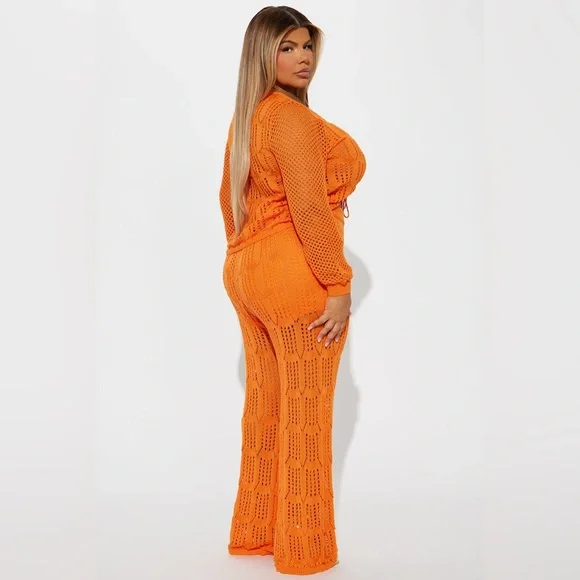 FASHION NOVA | Zya Crochet Pant Set - Picture 3 of 5